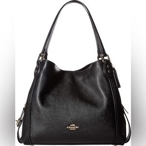 Coach Black Edie 31 Shoulder Bag